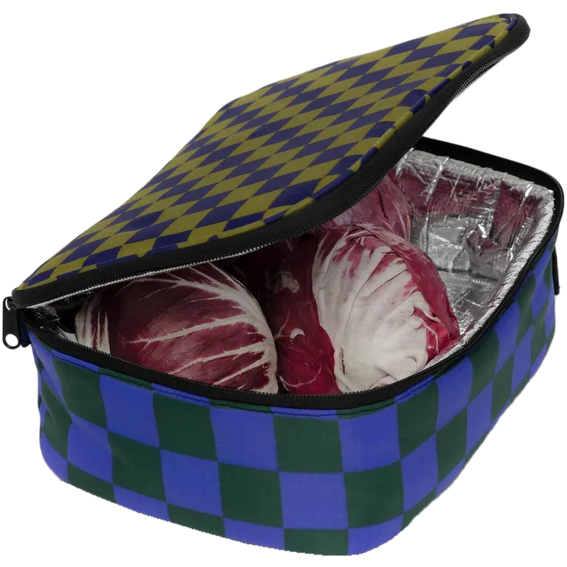BAGGU Puffy Lunch Box - Jewel Checks