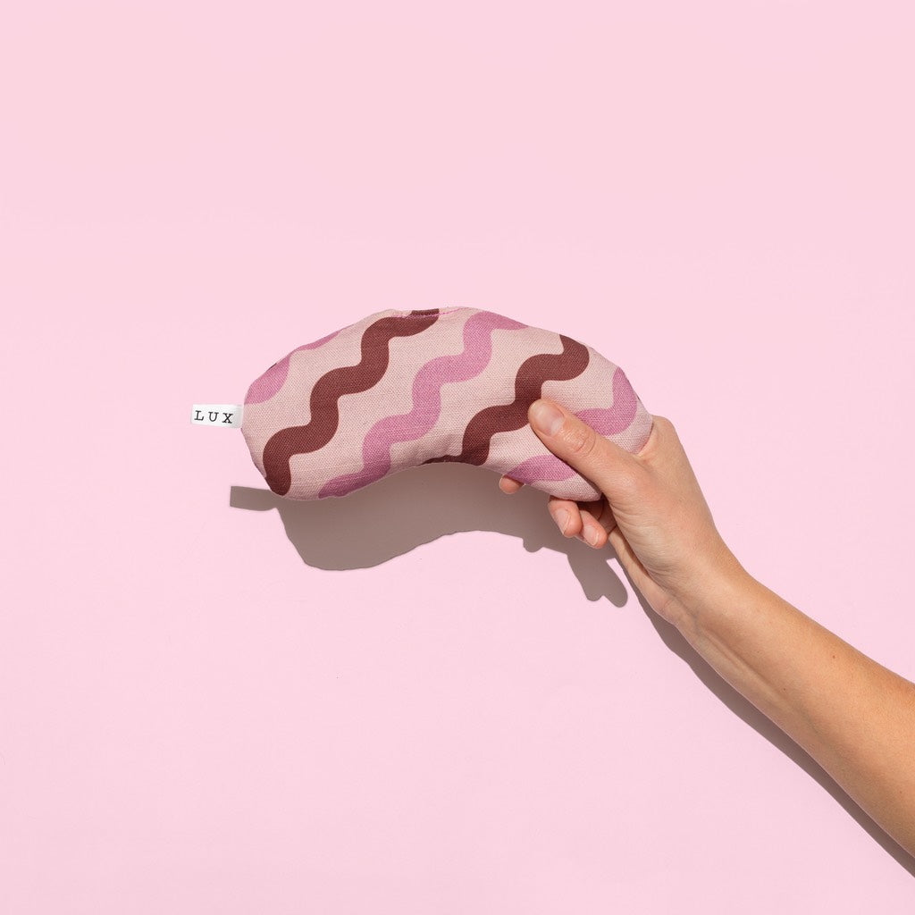 BON LUX - Ric Rac Linen Eye Pillow - Flowerpot