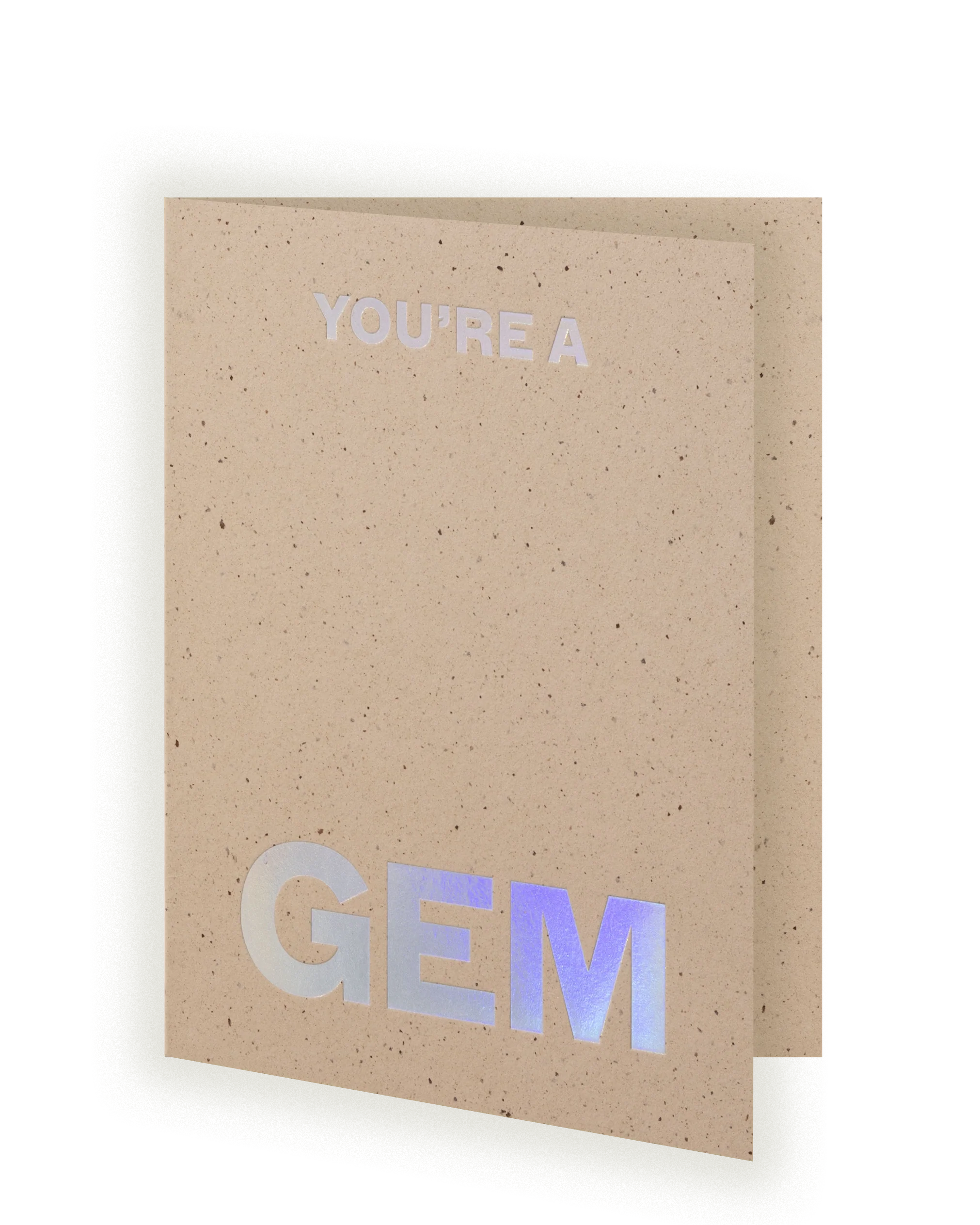 Short Talk Greeting Card | You're A Gem