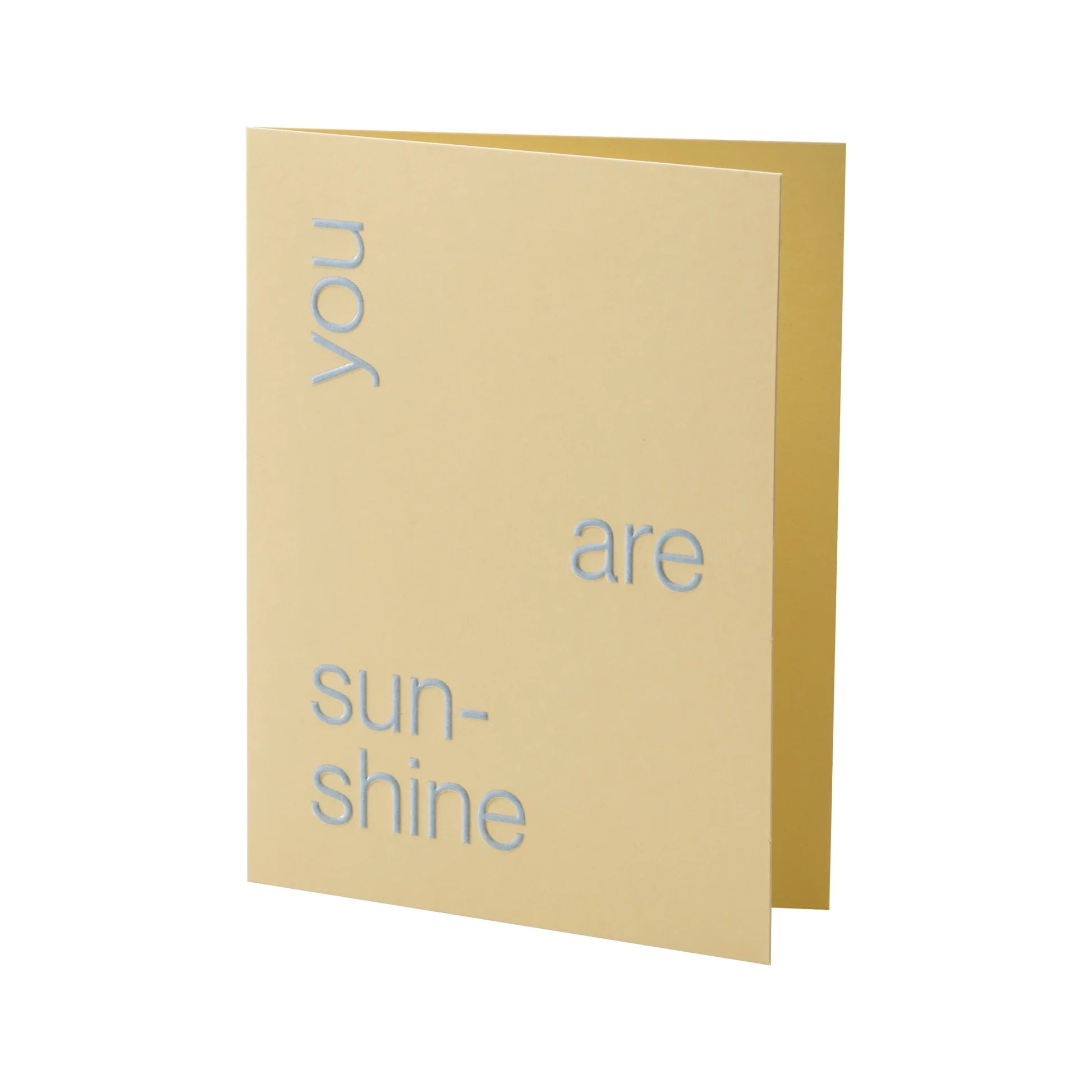 Short Talk Greeting Card | You Are sunshine