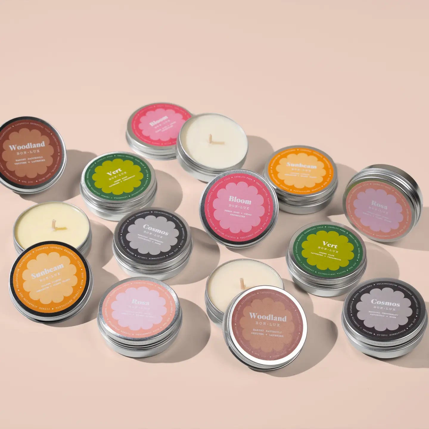 BON LUX Vert Travel Tin Candle