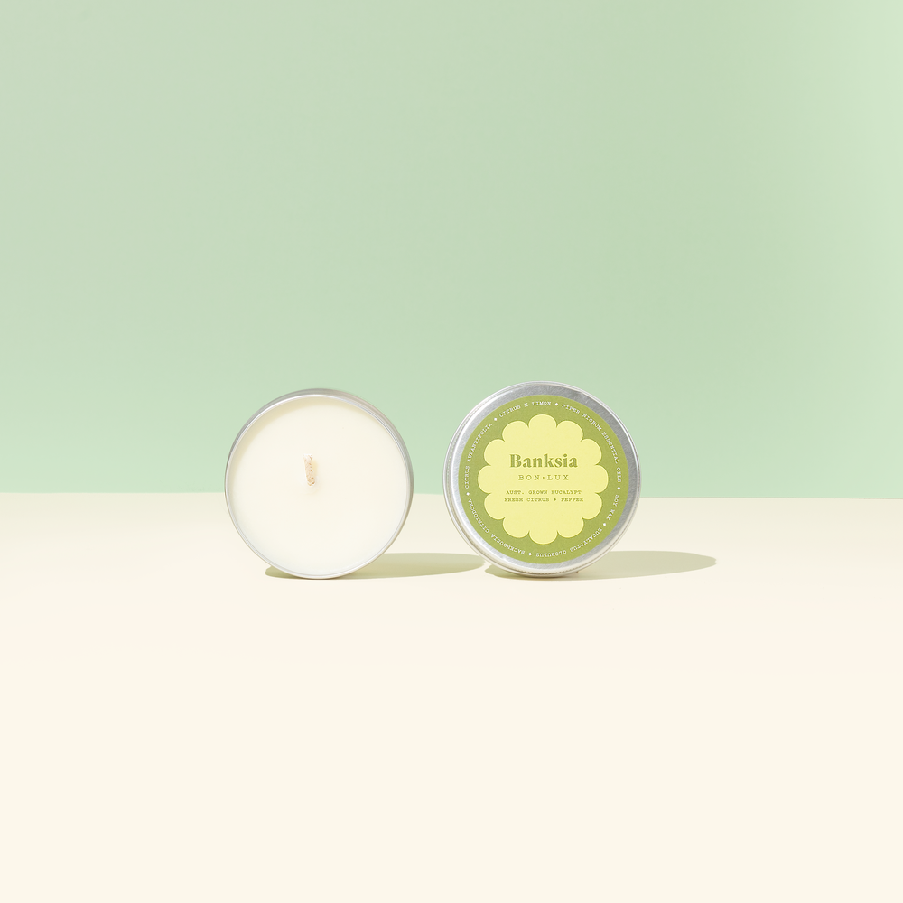 BON LUX - Banksia Scented Travel Tin Candle