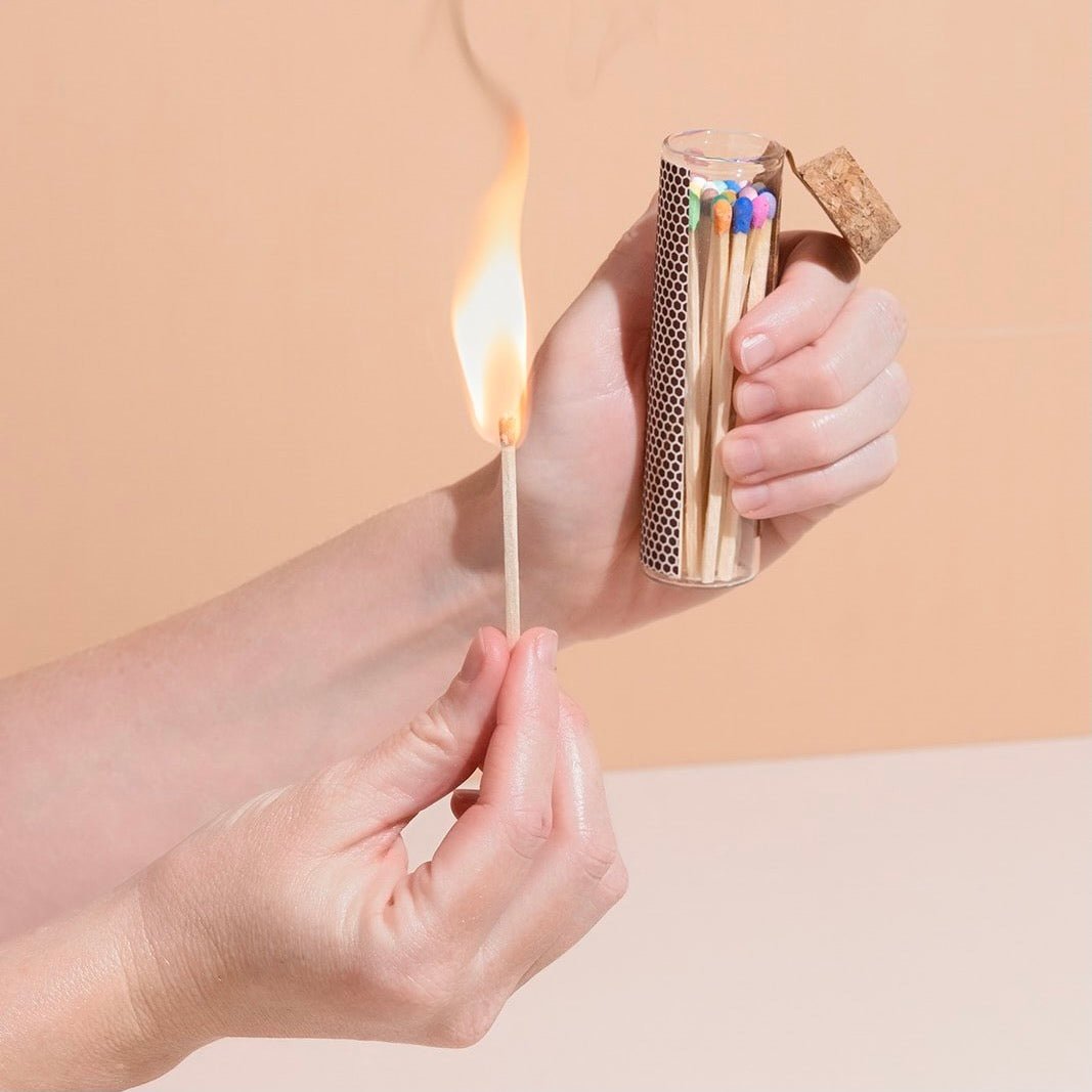 BON LUX - Fancy rainbow tip matches