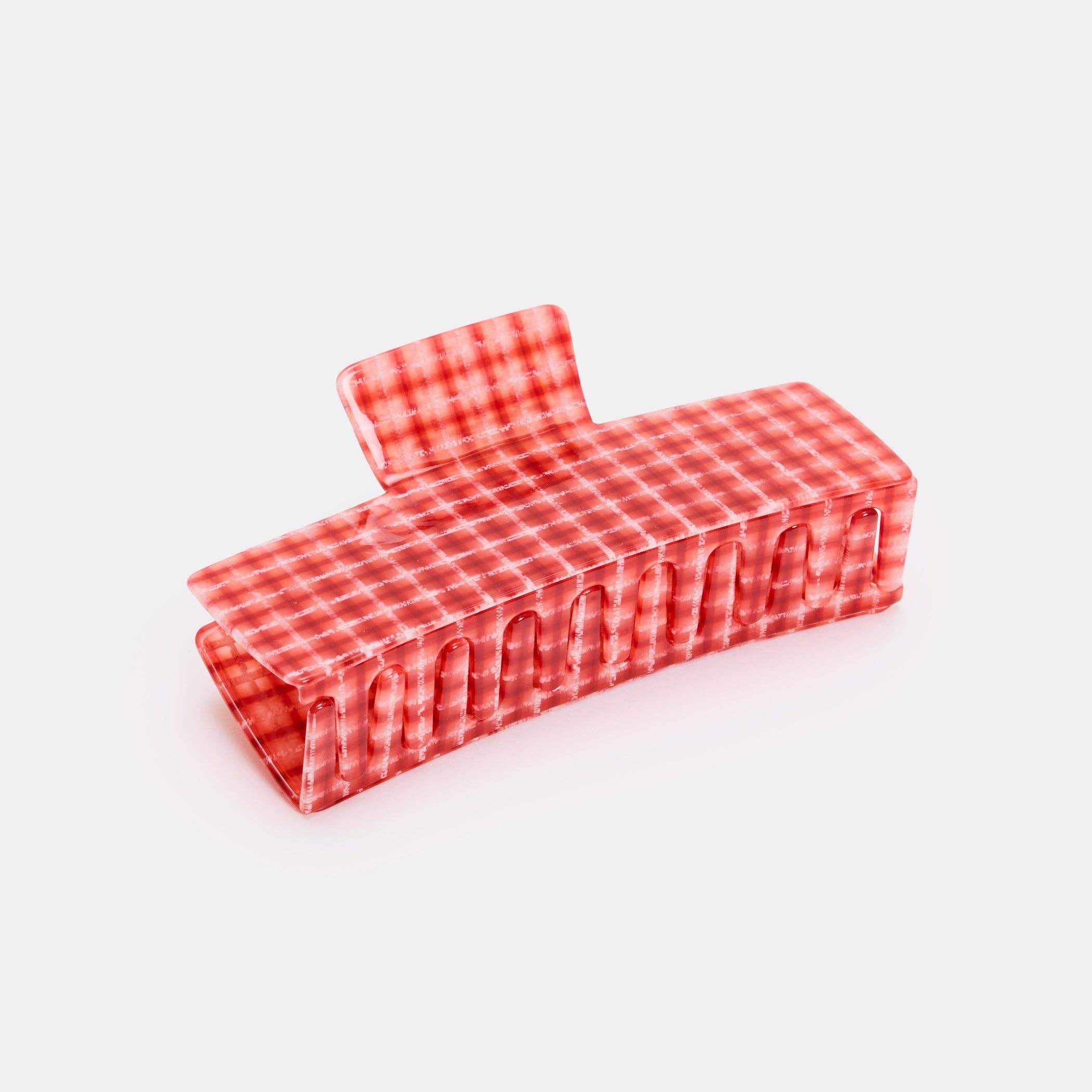 CHUNKS - Jumbo Box Claw in Red Plaid